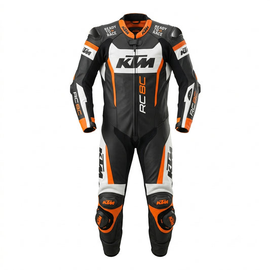 Professional Motorcycle Leather Racing Suit – CE Approved Armor
