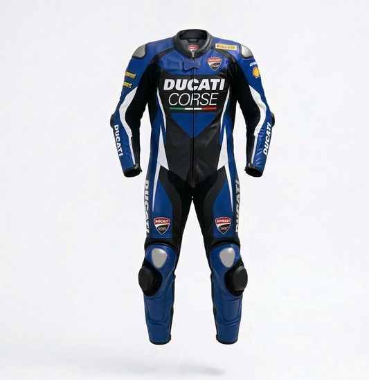 Premium Cowhide Leather Motorbike Racing Suit – CE Approved