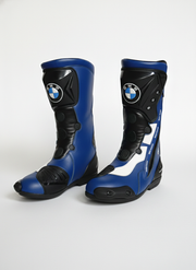 Motorcycle Racing Leather Boots – Durable Riding Shoes