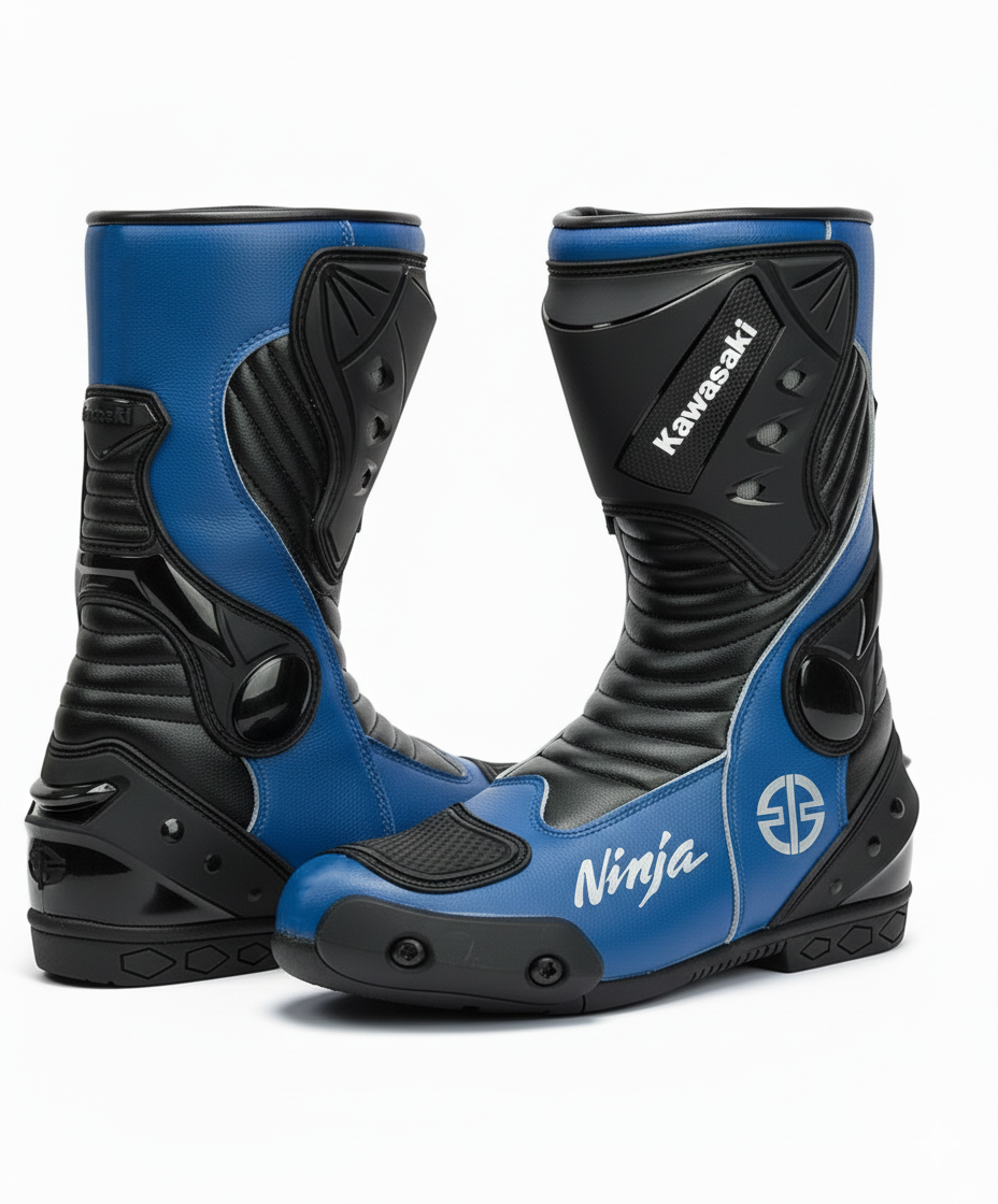 Professional Leather Motorcycle Racing Shoes