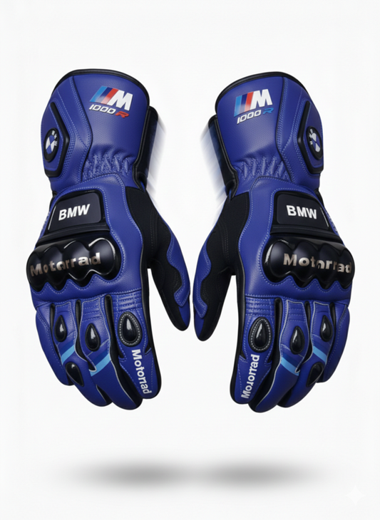 Premium Motorbike Racing Gloves – Leather Riding Gloves