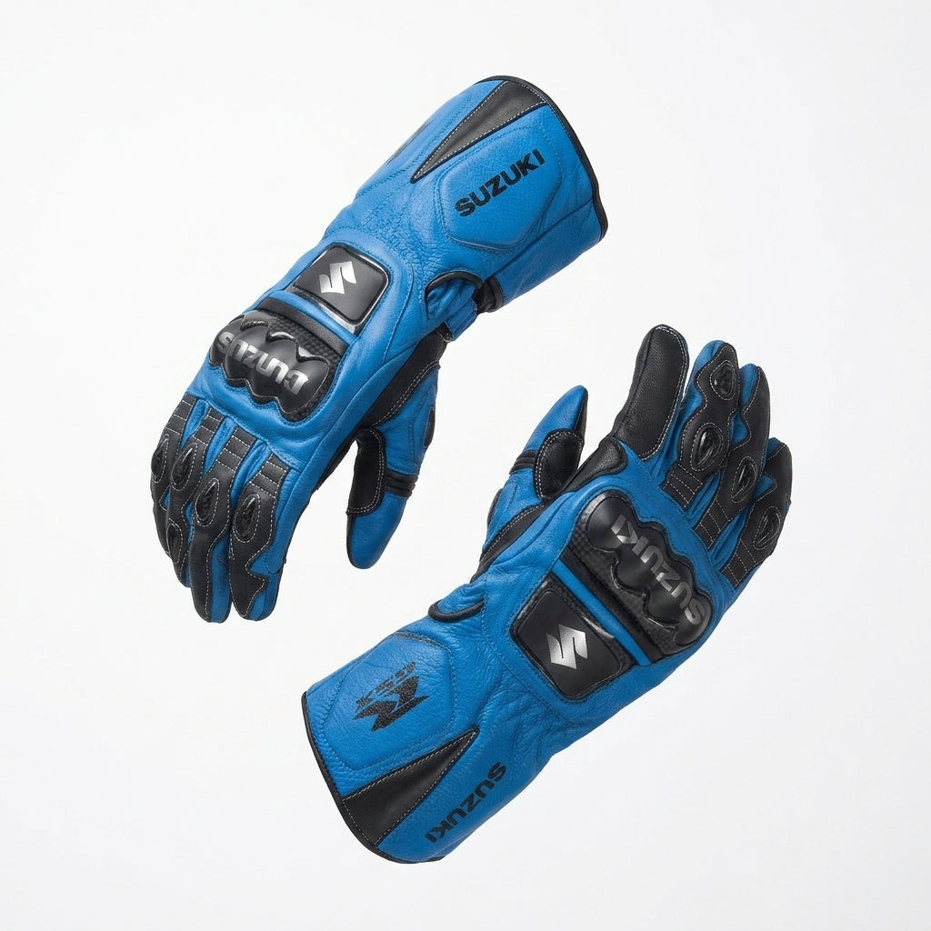 Professional Leather Motorcycle Racing Gloves