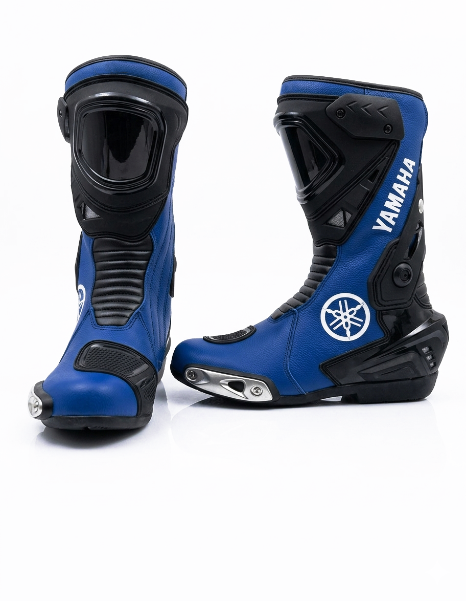 Premium Leather Motorbike Boots – Racing & Sport Riding