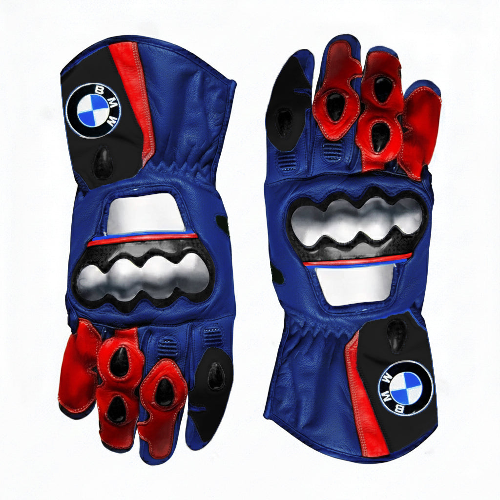 Motorcycle Racing Gloves – Durable Leather Protective Gloves