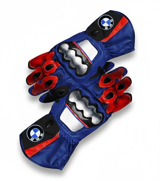 Motorcycle Racing Gloves – Durable Leather Protective Gloves