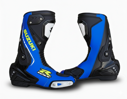 Motorcycle Leather Racing Boots – Protective Riding Footwear