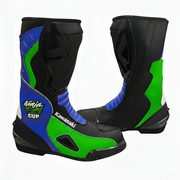 Full Leather Motorbike Racing Boots – Sport Riding Footwear