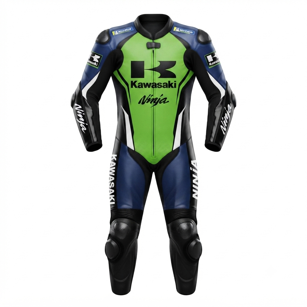 Premium Cowhide Leather Motorbike Racing Suit – CE Approved