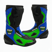 Full Leather Motorbike Racing Boots – Sport Riding Footwear