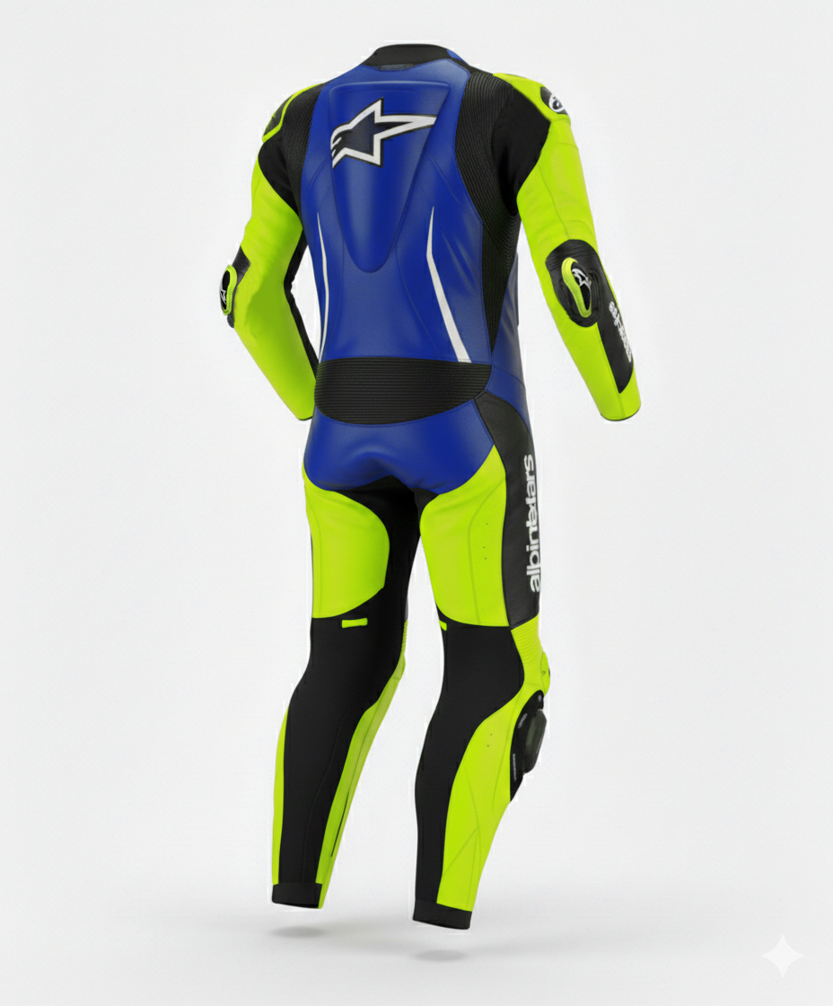 1.3mm Genuine Leather Motorbike Racing Suit – Protective Gear