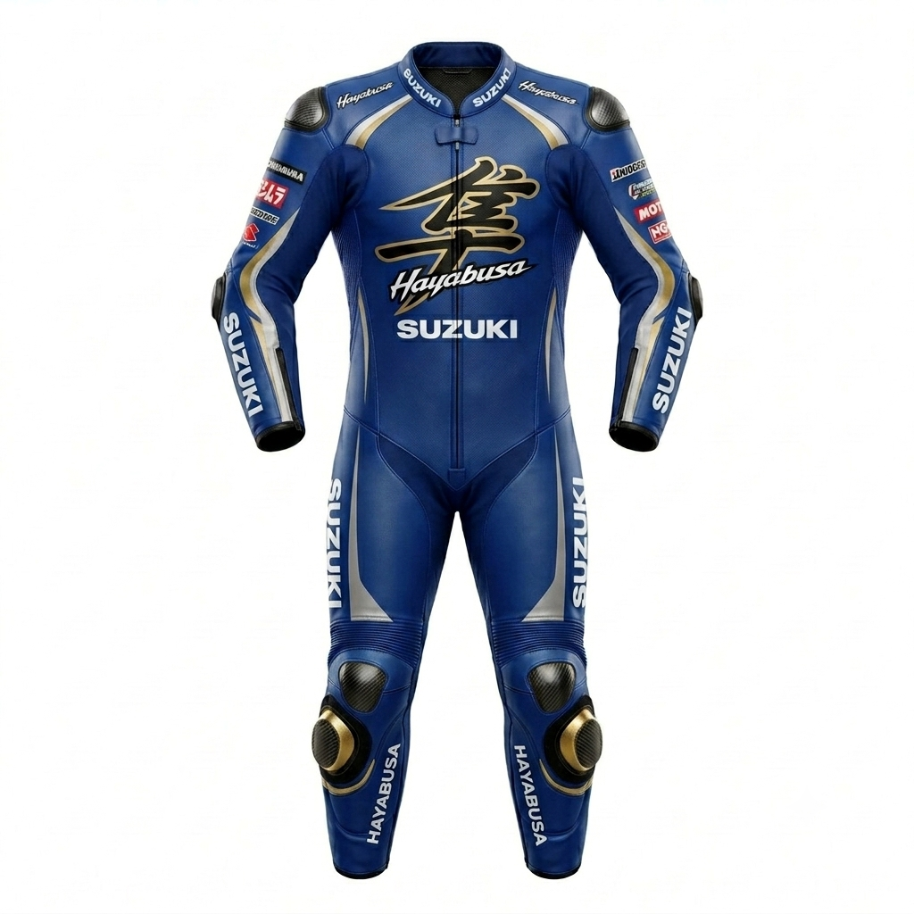 Heavy Duty Cowhide Leather Motorcycle Suit – Racing Protection