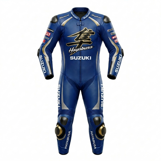 Heavy Duty Cowhide Leather Motorcycle Suit – Racing Protection