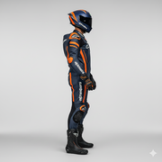 Professional Motorcycle Leather Racing Suit – CE Approved Armor