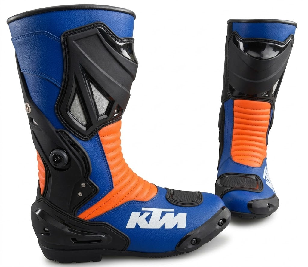 Premium Leather Motorbike Boots – Racing & Sport Riding