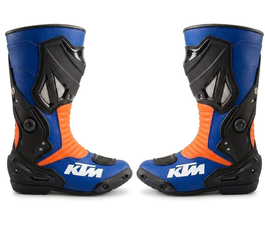 Premium Leather Motorbike Boots – Racing & Sport Riding