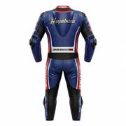 Men’s 1.3mm Leather Motorcycle Racing Suit – Protective Armor