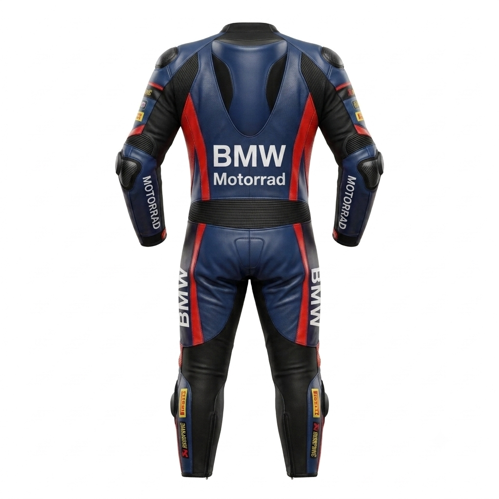 Motorbike Riding Suit White Leather Motorbike Suit