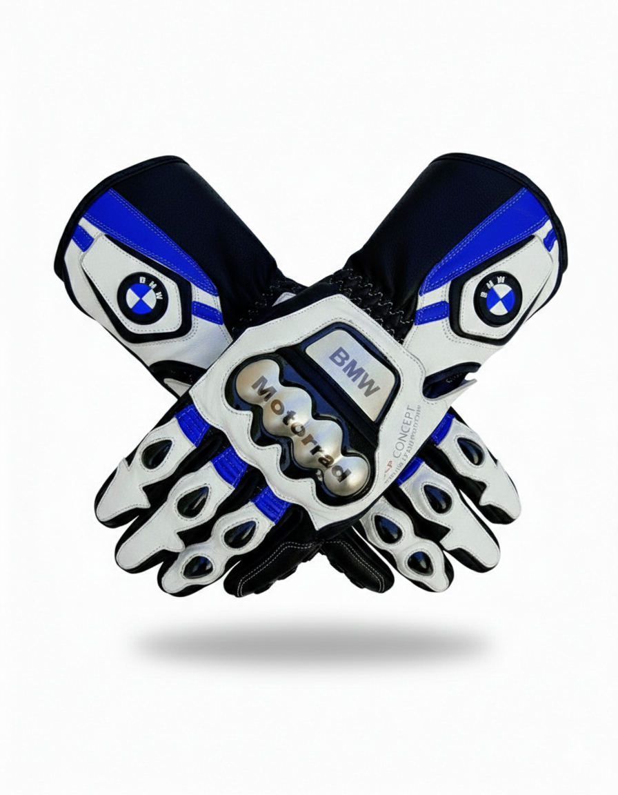 Professional Leather Motorcycle Racing Gloves
