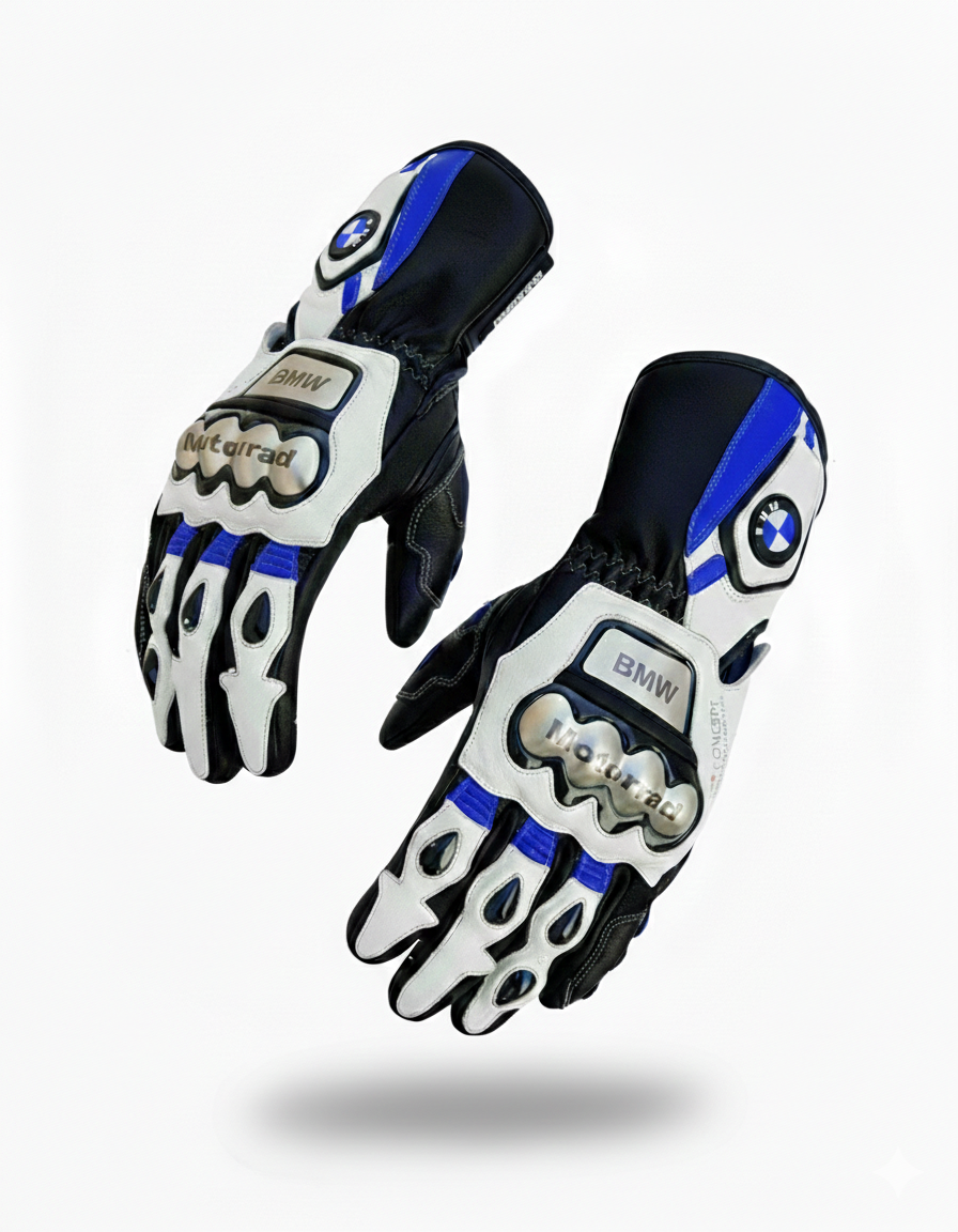 Professional Leather Motorcycle Racing Gloves