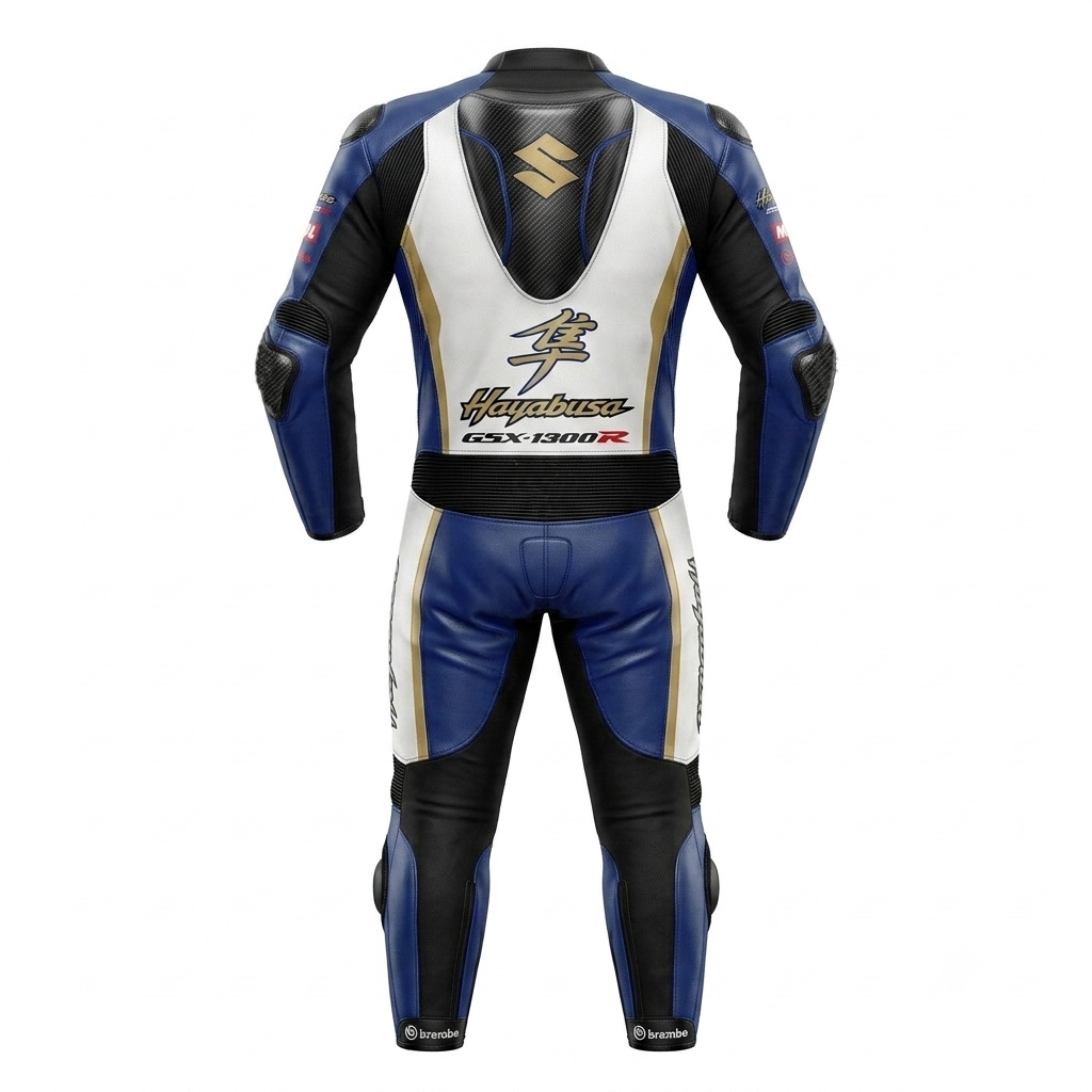 1.3mm Genuine Leather Motorbike Racing Suit – Protective Gear