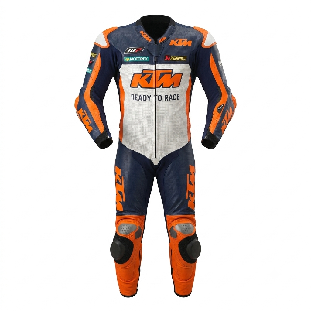 1.3mm Cowhide Leather Motorcycle Racing Suit – CE Armor
