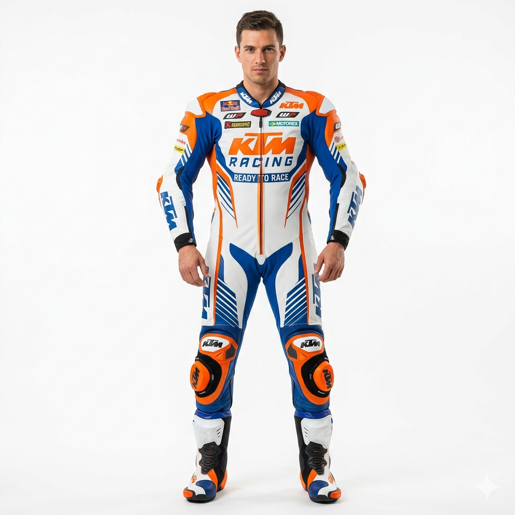 Full Grain Cowhide Motorcycle Racing Suit – 1.3mm Leather