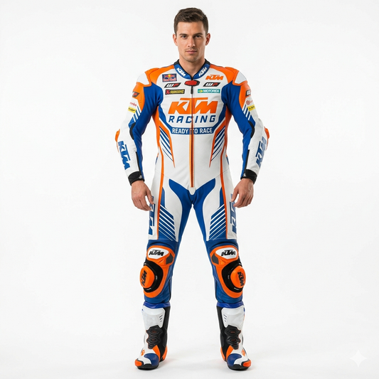 Full Grain Cowhide Motorcycle Racing Suit – 1.3mm Leather