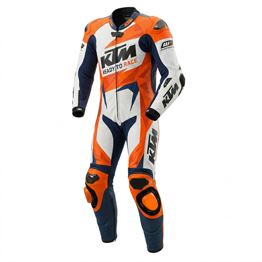 Heavy Duty Cowhide Leather Motorcycle Suit – Racing Protection
