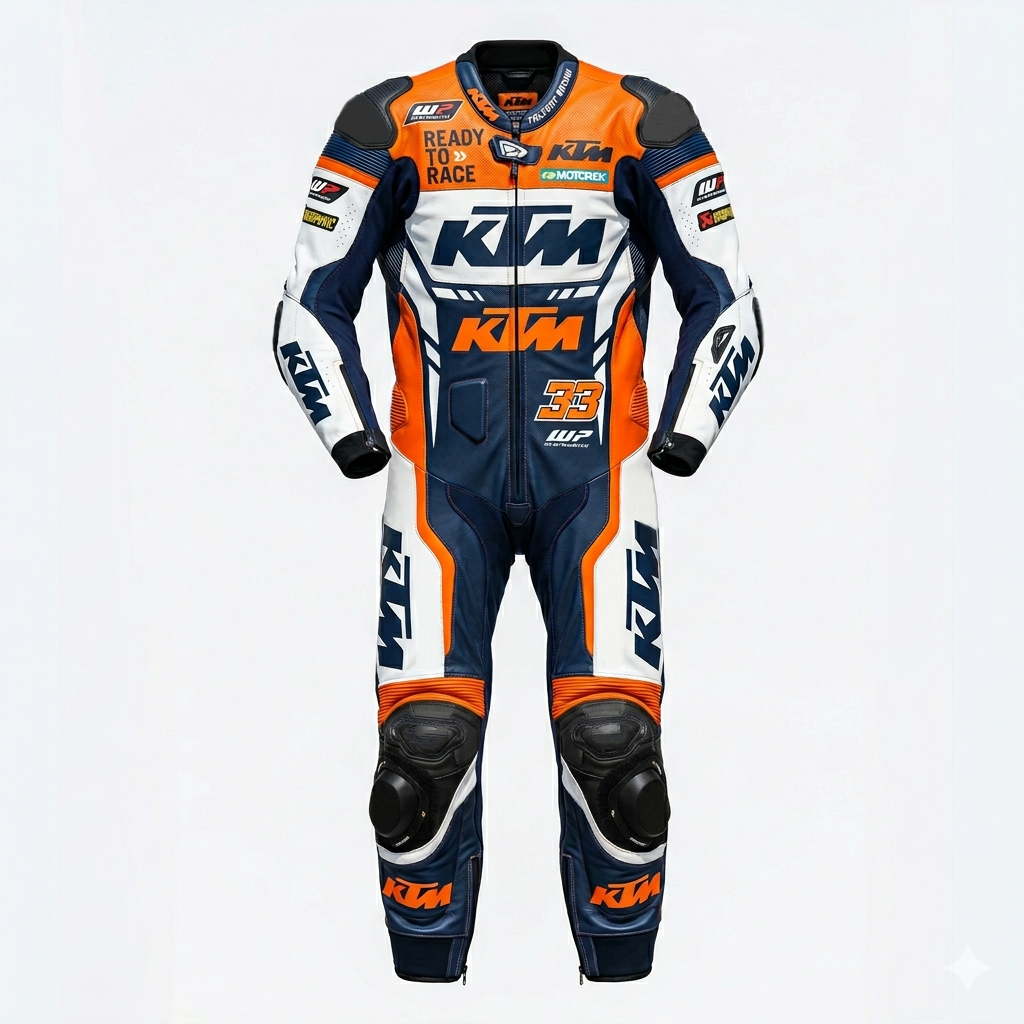 Premium Leather Motorbike Suit – CE Approved Protective Armor