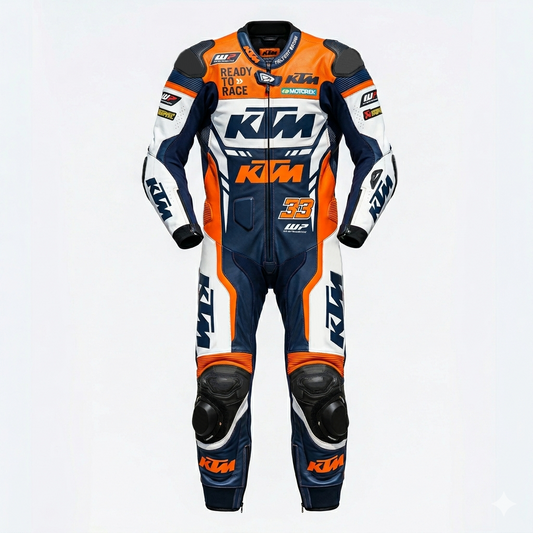 Premium Leather Motorbike Suit – CE Approved Protective Armor