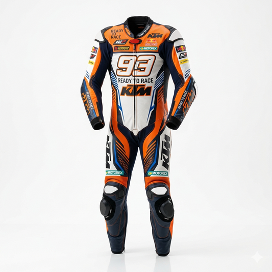 1.3mm Genuine Leather Motorbike Racing Suit – Protective Gear