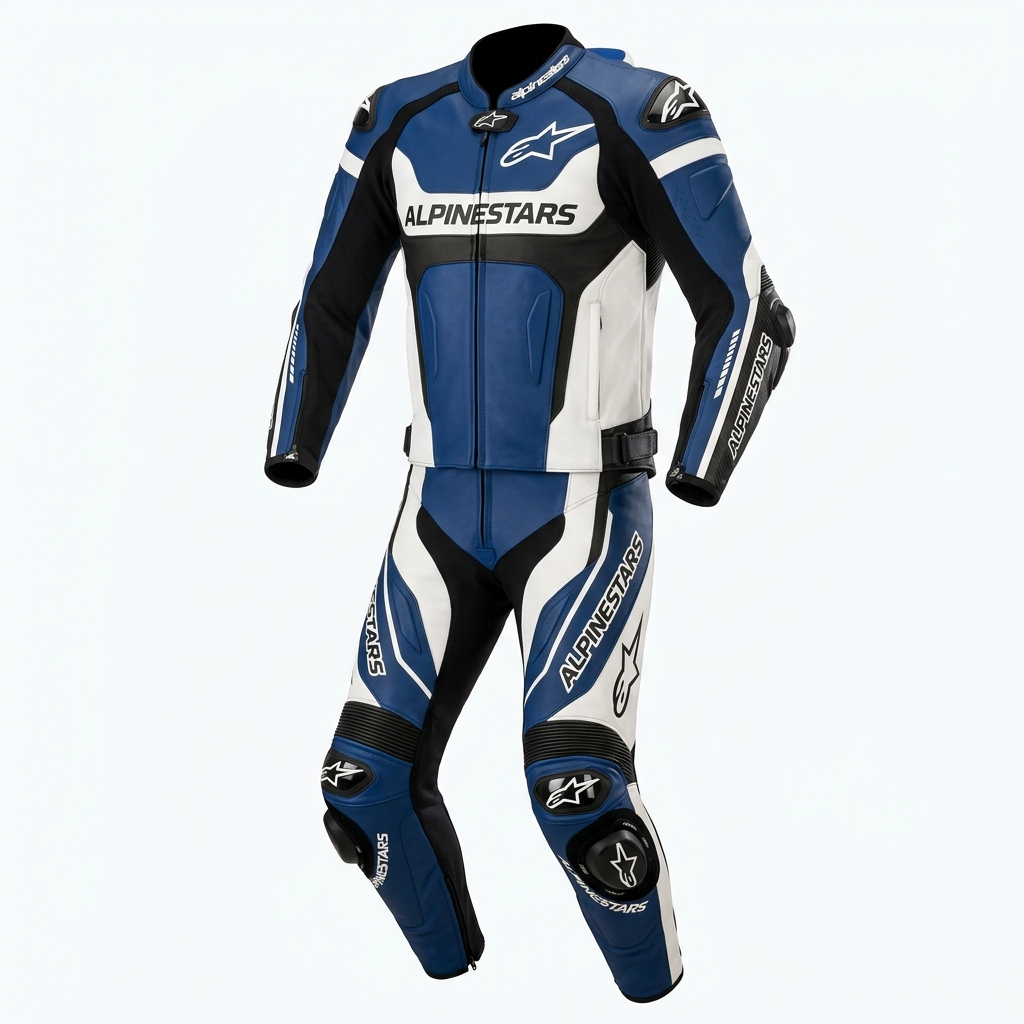 1.3mm Cowhide Leather Motorcycle Racing Suit – CE Armor