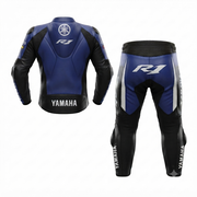 Men’s 1.3mm Leather Motorcycle Racing Suit – Protective Armor