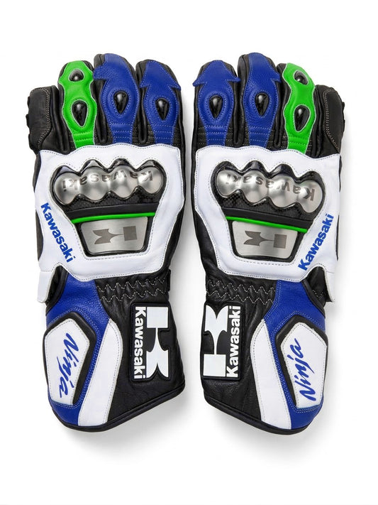 Motorcycle Racing Gloves – Durable Leather Protective Gloves