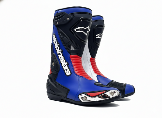Motorcycle Leather Racing Boots – Protective Riding Footwear