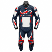 Men’s 1.3mm Leather Motorcycle Racing Suit – Protective Armor