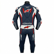 Men’s 1.3mm Leather Motorcycle Racing Suit – Protective Armor