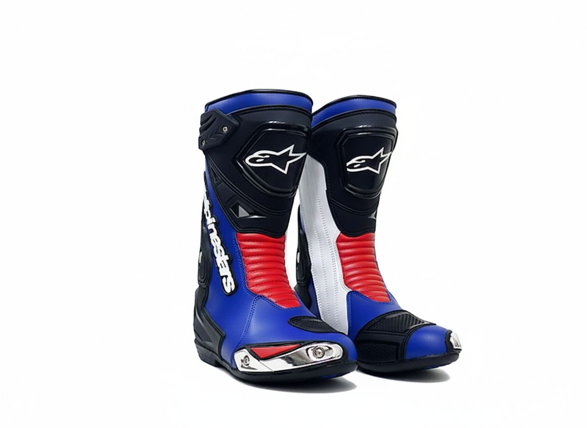 Motorcycle Leather Racing Boots – Protective Riding Footwear