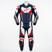 Full Body Cowhide Leather Racing Suit – Motorcycle Track Suit
