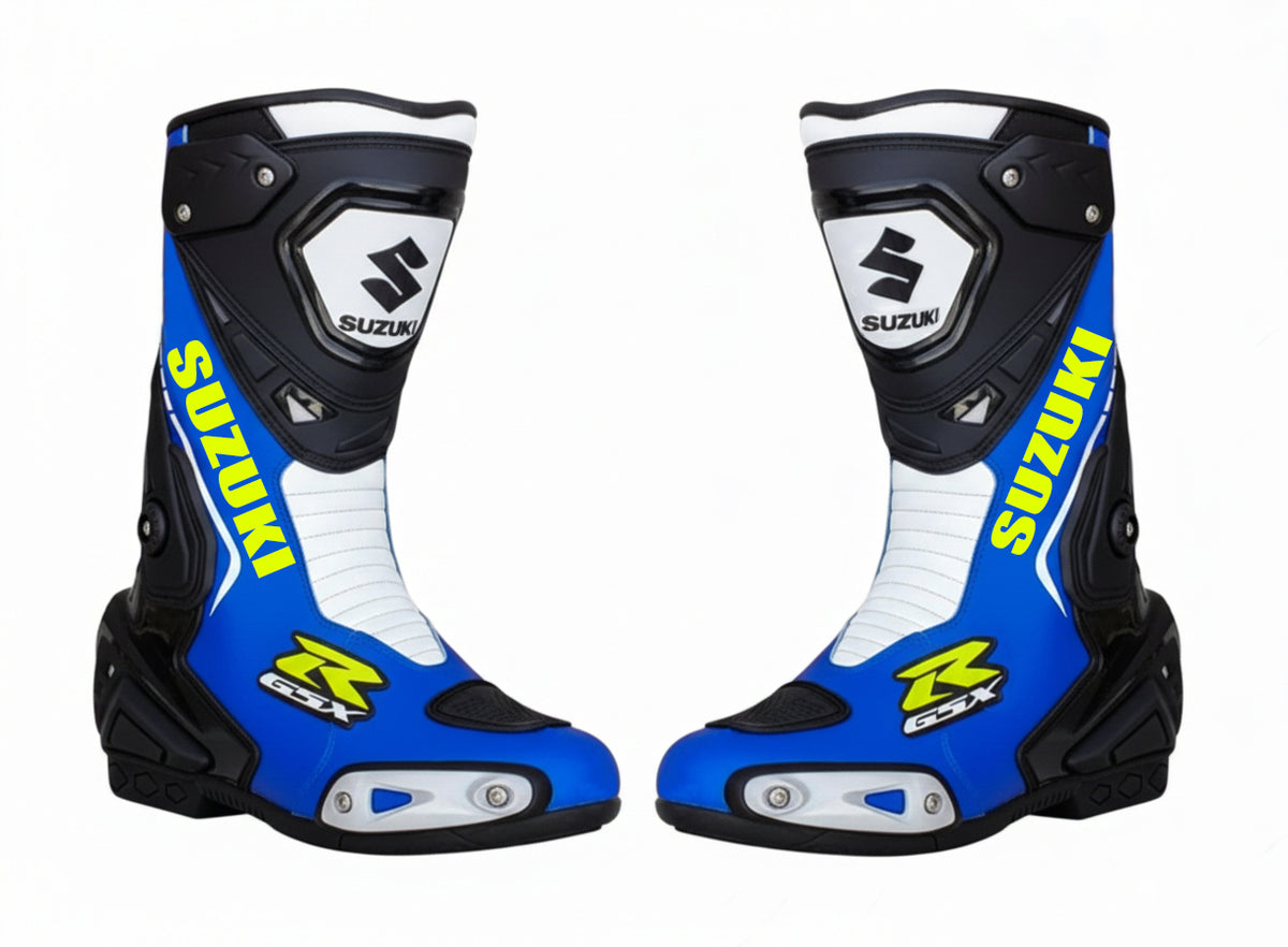 Premium Leather Motorbike Boots – Racing & Sport Riding