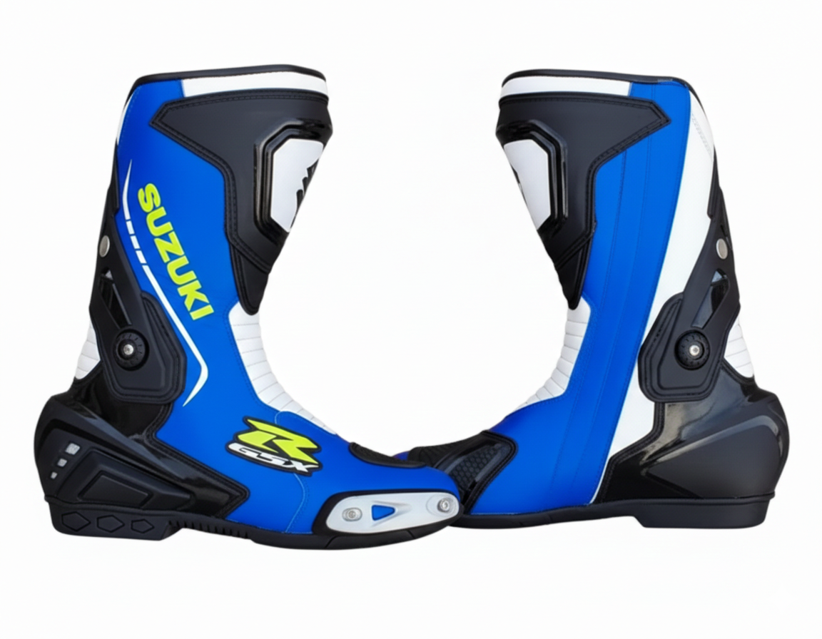 Premium Leather Motorbike Boots – Racing & Sport Riding
