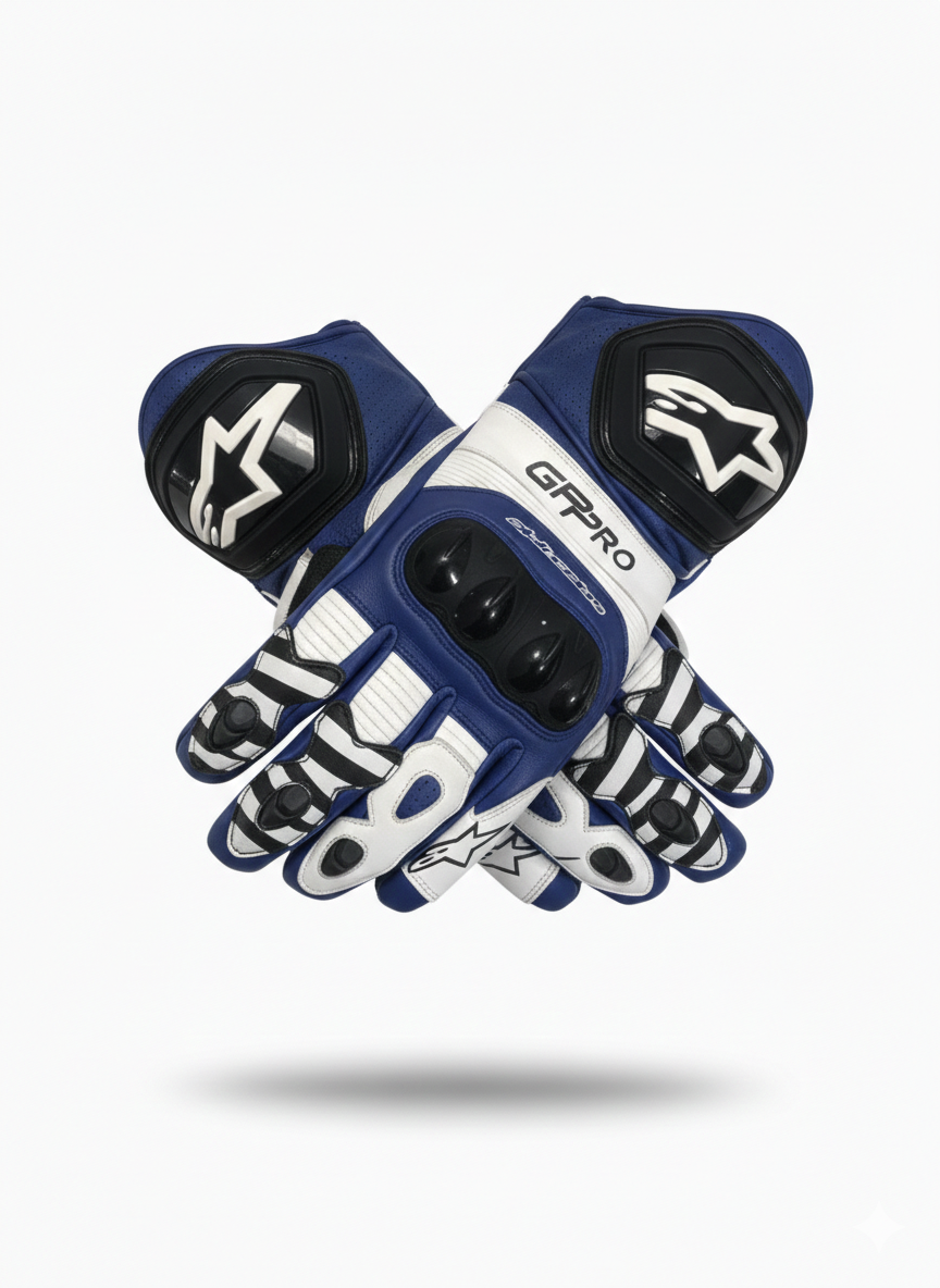 Men’s Leather Motorcycle Gloves – Sport & Racing