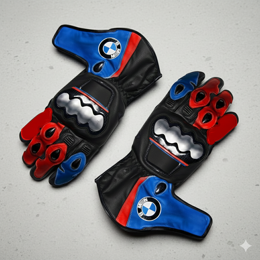 Leather Motorbike Riding Gloves – Sport & Track Gloves