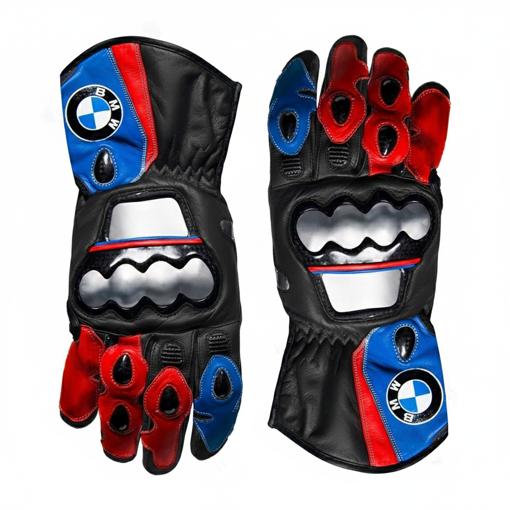 Leather Motorbike Riding Gloves – Sport & Track Gloves