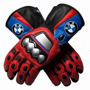 Full Leather Motorcycle Racing Gloves – Protective Riding Gear