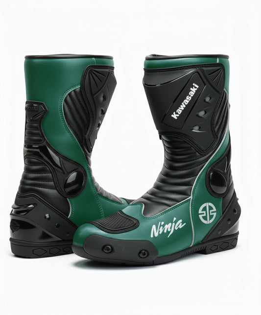 Premium Motorcycle Riding Boots – Leather Racing Design
