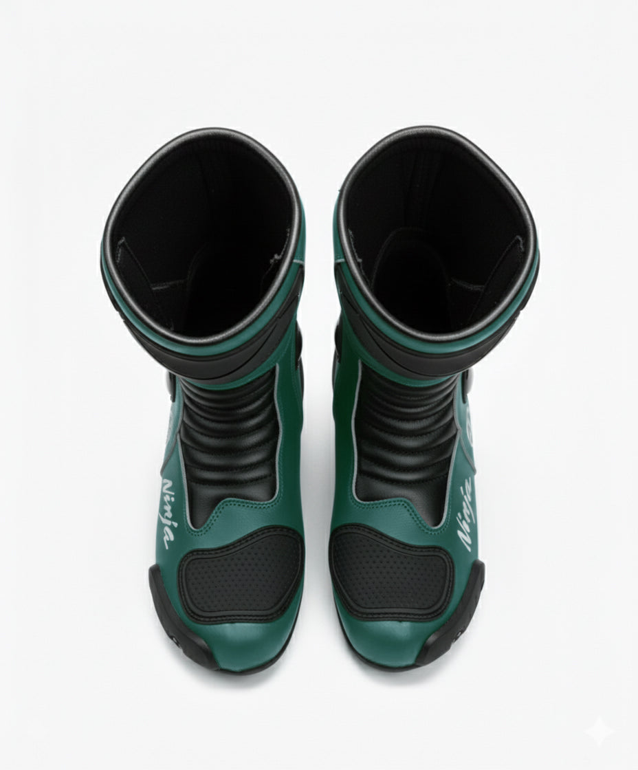 Premium Motorcycle Riding Boots – Leather Racing Design