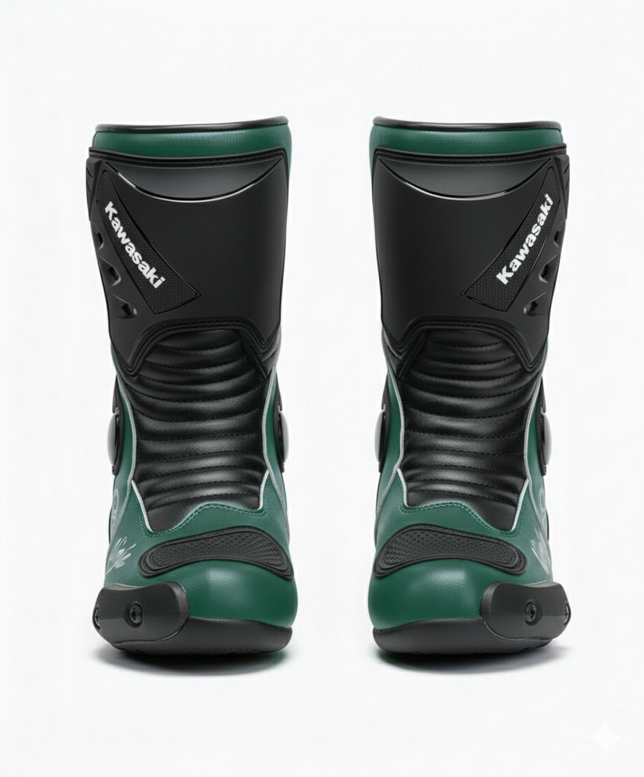 Premium Motorcycle Riding Boots – Leather Racing Design