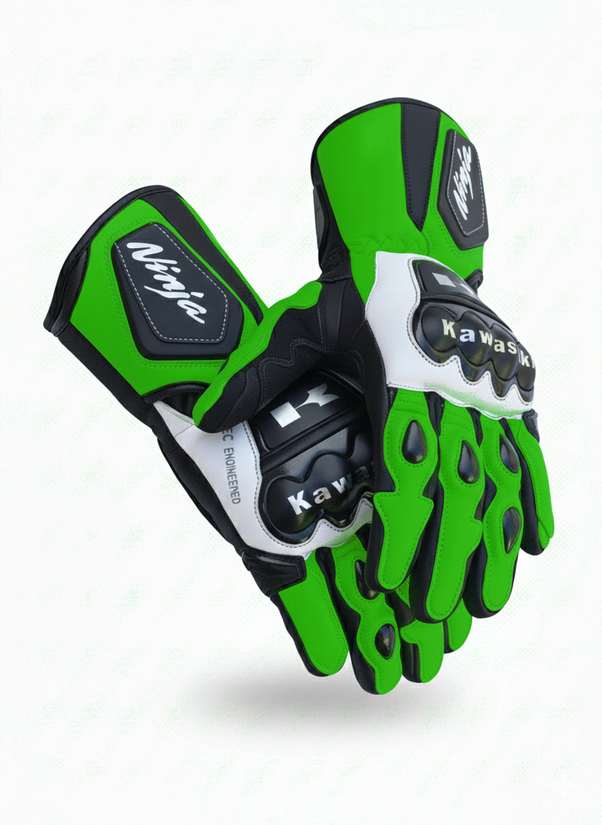 Professional Leather Motorcycle Racing Gloves