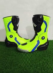 Motorbike Leather Racing Shoes – Protective Riding Boots